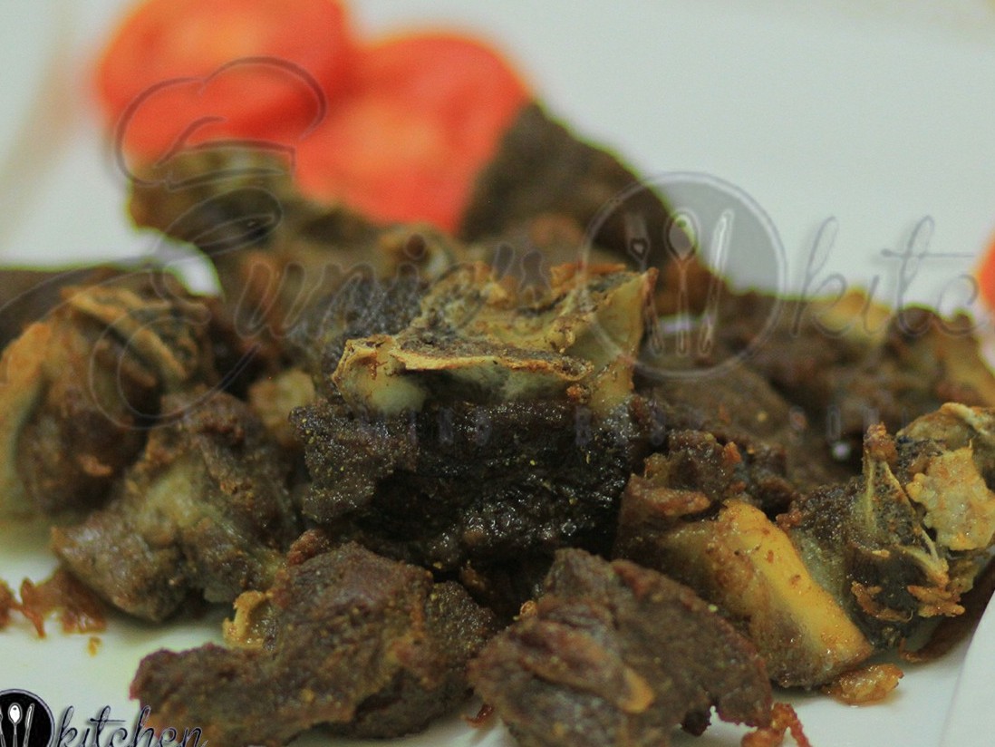 Fried Goat choma